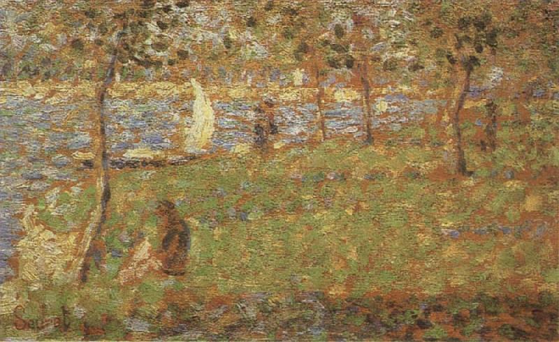 Georges Seurat The Grand Jatte of Sunday afternoon Germany oil painting art